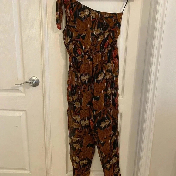 Maeve Anthropologie Jumpsuit One Shoulder Kyoto - Picture 7 of 7